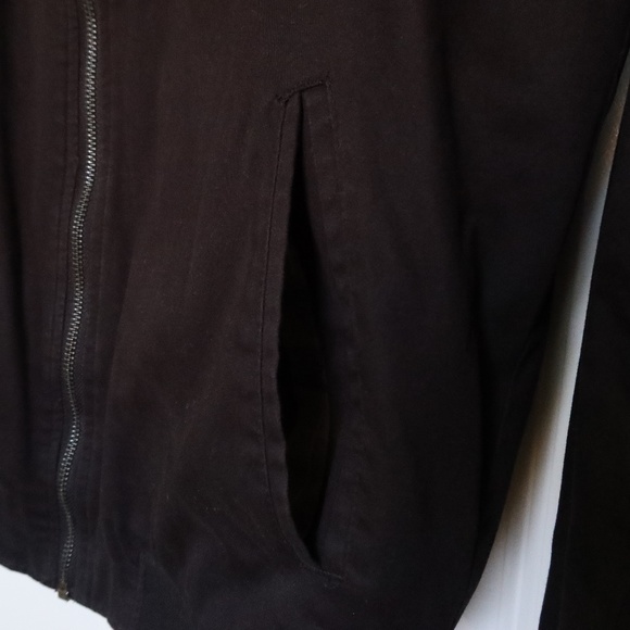 Topman Cotton Bomber Jacket with Plaid Lining - Picture 4 of 10